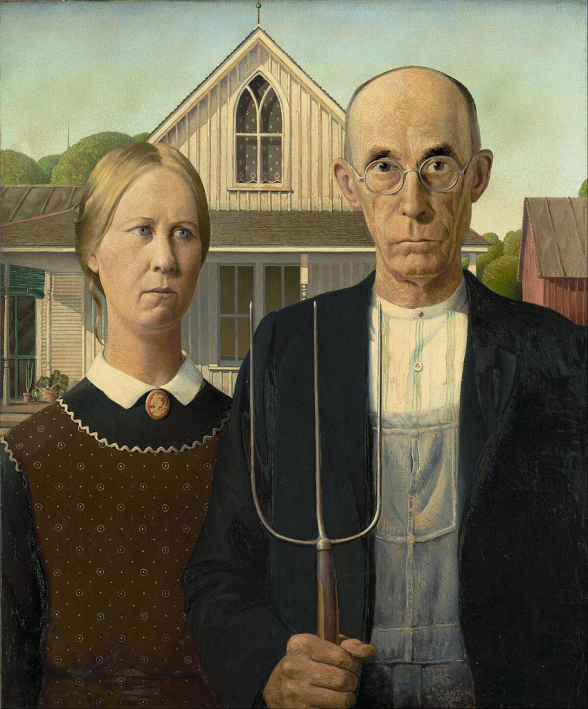 Grant Wood en 2 minutes chrono